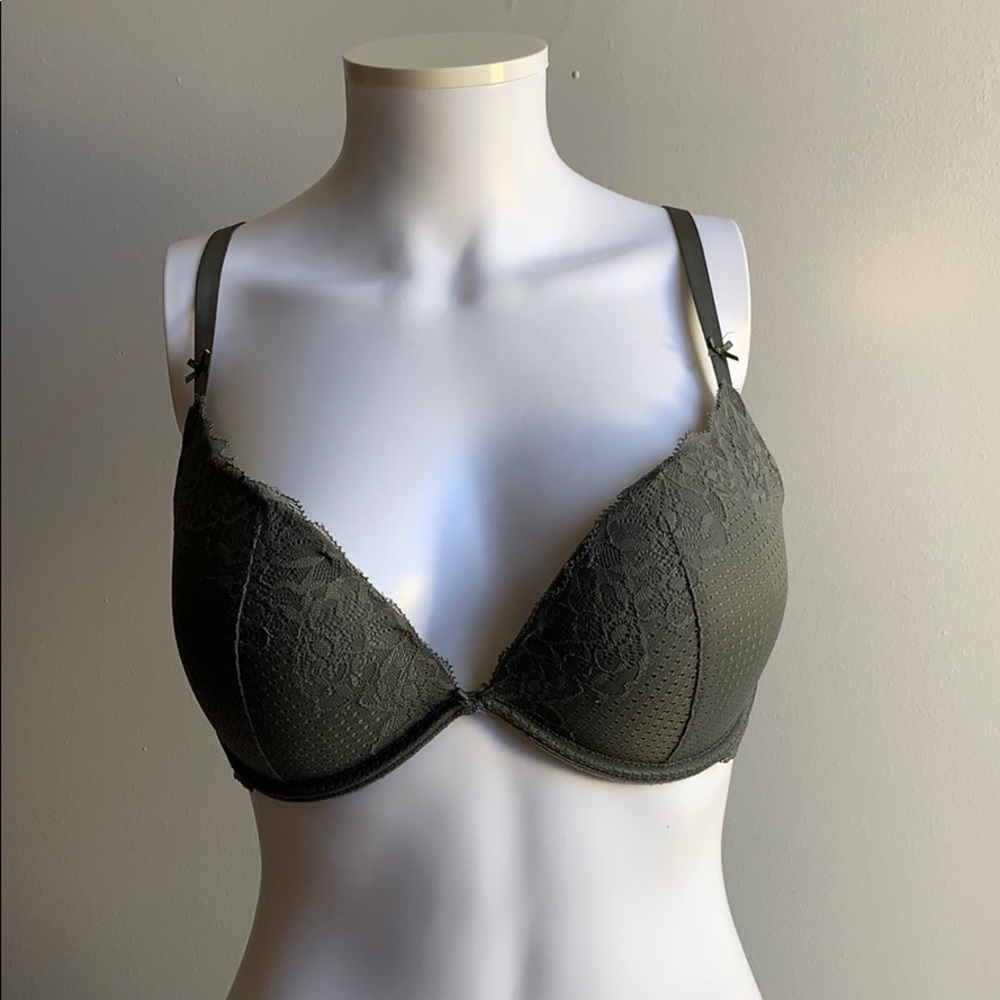 Olive Green Aerie Bra